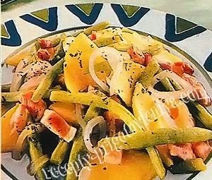 Рагу с корейкой и фасолью